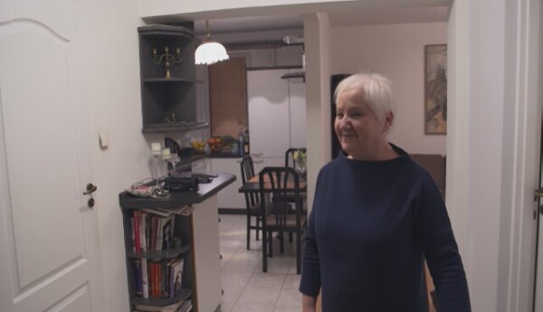 Ania i Grzegorz spędzają wieczór z mamą